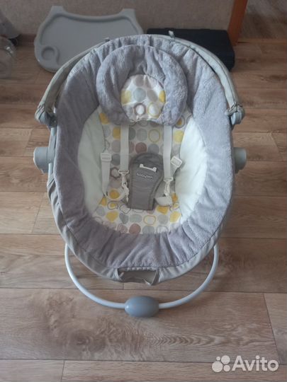 Детские электронные качели шезлонг