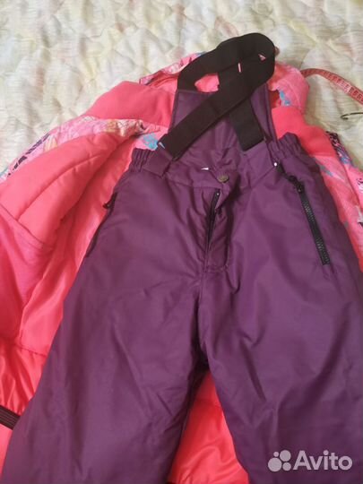 Куртка и штаны детские зимние для девочки 164