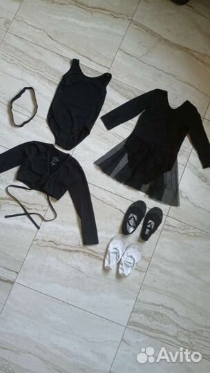 Купальник гимнастический 134 140, балетки