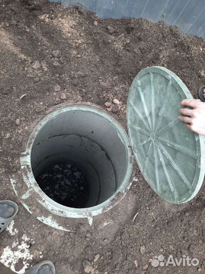 Колодец, Септик под ключ Кольца Жби Копка Монтаж