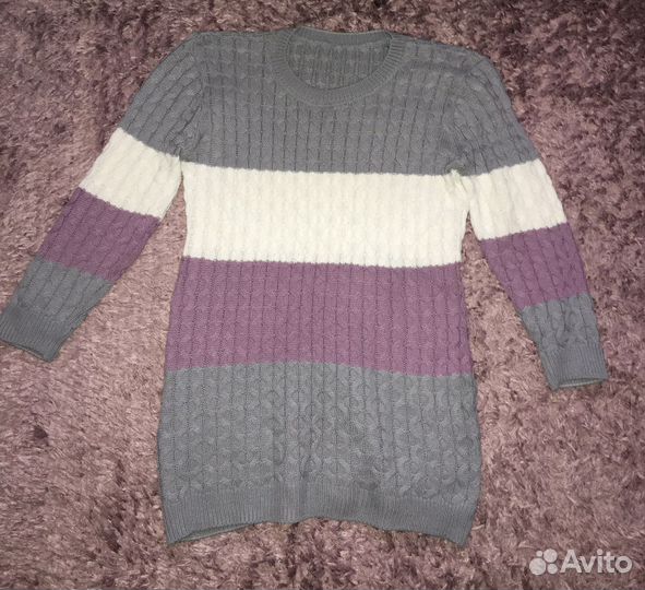 Джемпер длинный