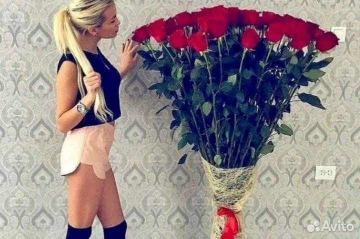 Розы высокие