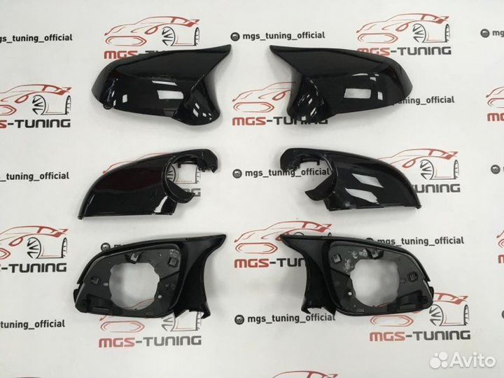 Корпус зеркал дизайн оригинал M3 на BMW f30 black