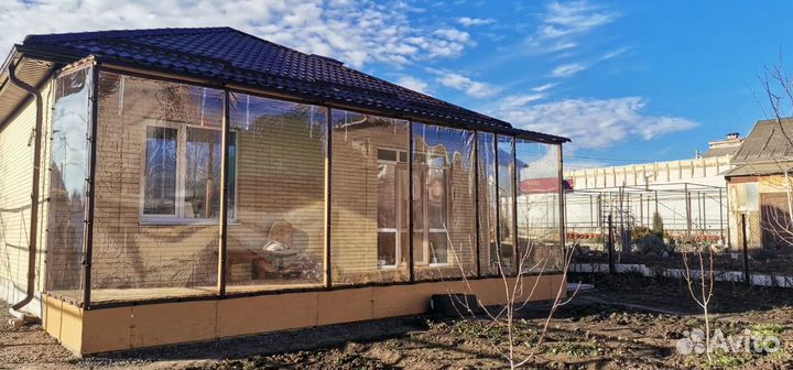 Жидкие окна на беседку