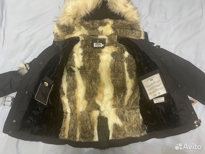 Куртка женская зимняя 48 размер черная