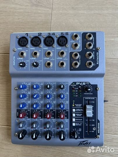 Микшерный пульт Peavey PV 6 usb