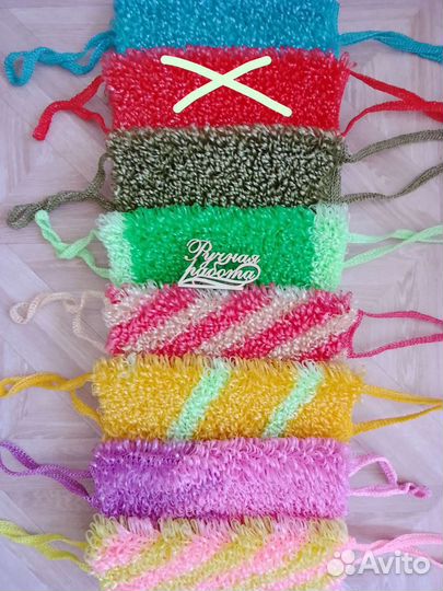 Мочалка ручной работы