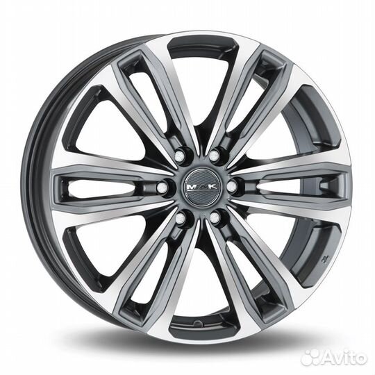 R17 6x139,7 7,5J ET38 D67,1 MAK Safari 6 Gunmetal