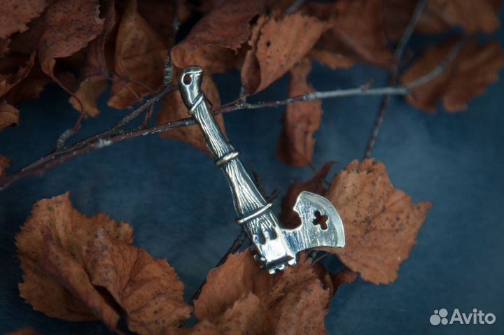 Кулон Топор. Мужской подвес. Украшение для мужчины