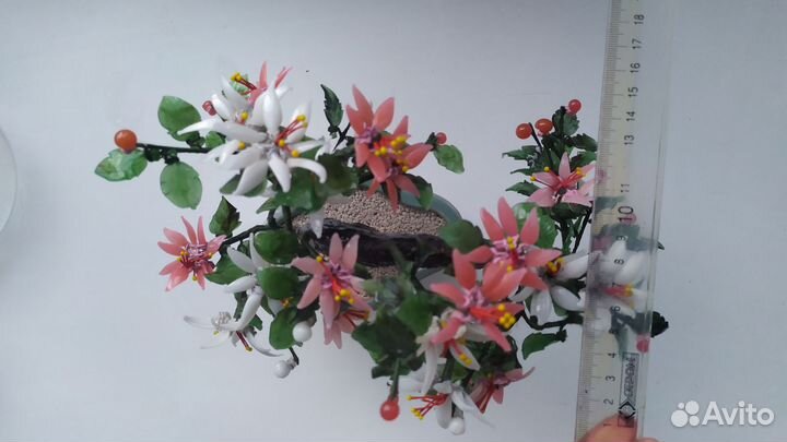 Дерево счастья из стекла и каменной крошки