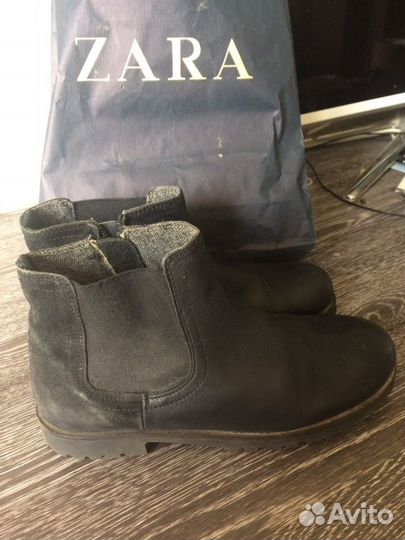 Ботинки Zara 36 размер на мальчика.Демисезонные