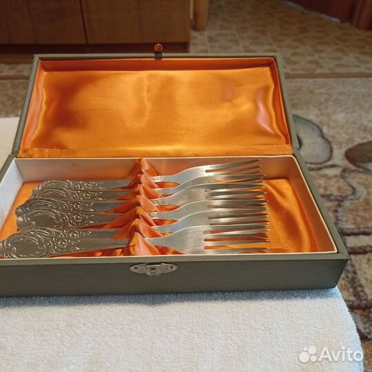 Вилка серебро