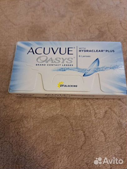 Линзы контактные acuvue oasys-6.5, -5.75