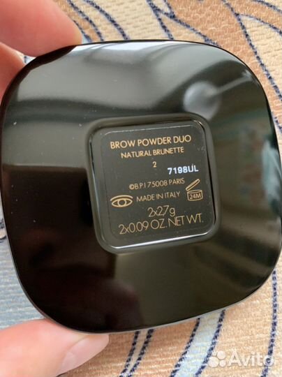 Тени для бровей dolce gabbana natural brunette 2