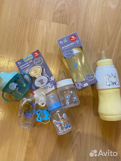 Детские бутылочки и соски