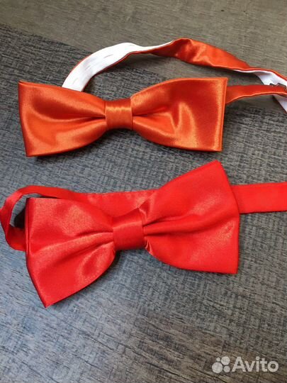 Галстук бабочка красные