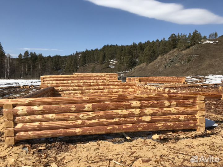 Срубы для бани и дома из сосны Башкирский лес