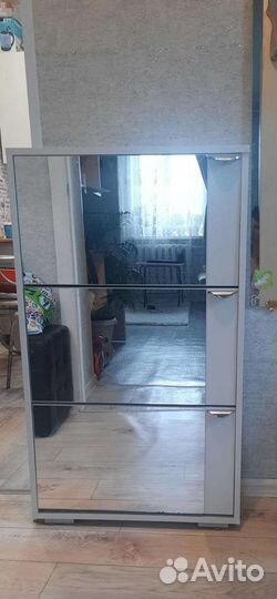 Обувница в прихожую белая