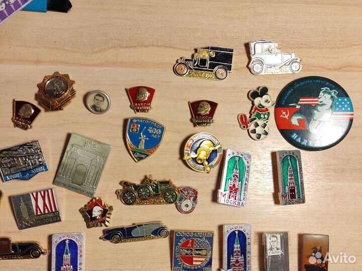 Значки СССР алюминиевые