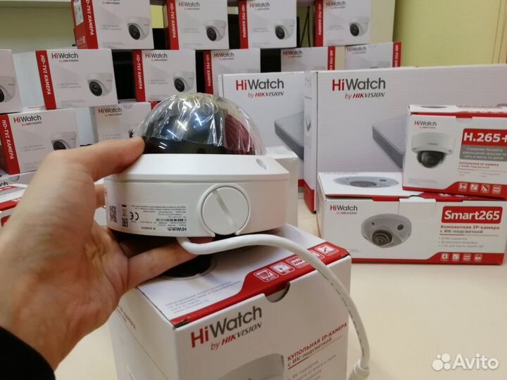 Купольная камера с exir DS-I458Z 2.8-12mm Hiwatch