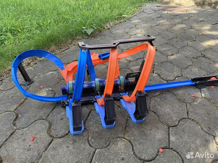 Hot Wheels Экшн Автотрек Винтовое столкновение