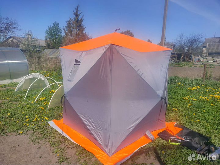 Палатка+ печь+ пол