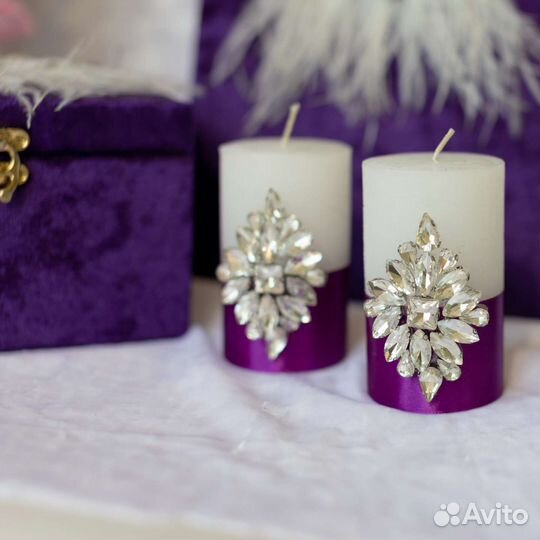 Свадебные аксессуары(фиолетовый)