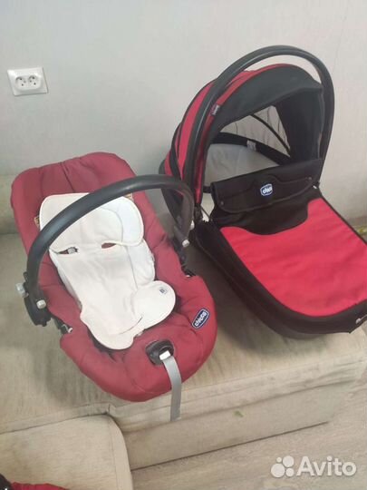 Коляска Chicco active 3 3в1