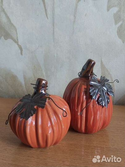 Керамическая декоративные фигурки тыква