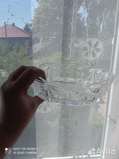 Салатник хрусталь СССР