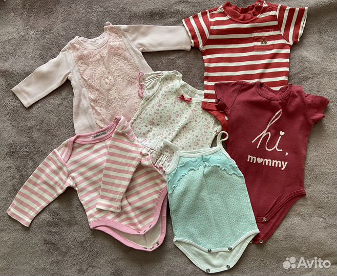 Детские вещи пакетом для девочек от 3 до 6 месяцев