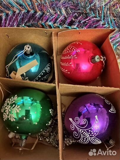 Ёлочные игрушки СССР