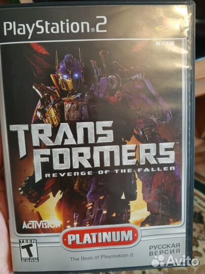 Диск Трансформеры на пс 2