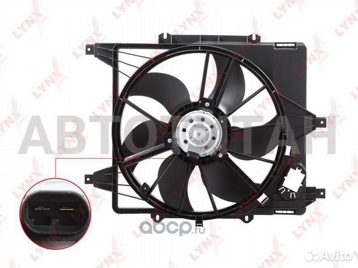 Вентилятор радиатора renault Clio II 1.2 01 lynxau