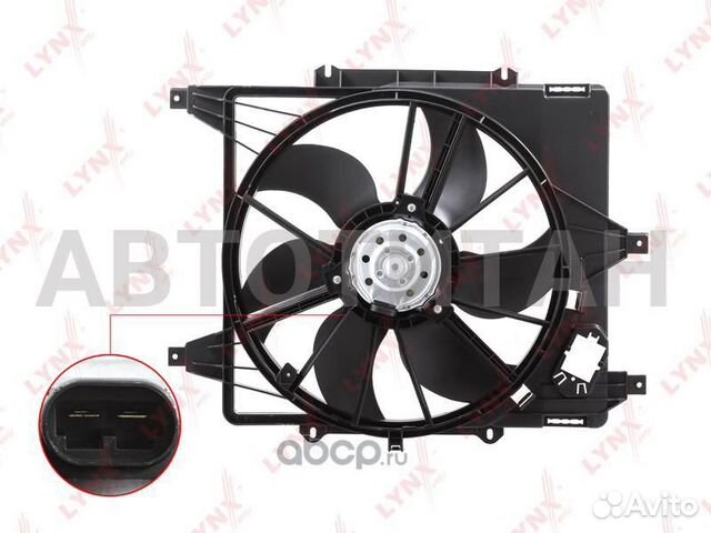 Вентилятор радиатора renault Clio II 1.2 01 lynxau