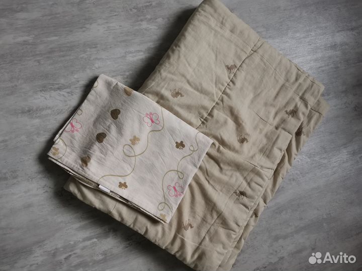 Одеяло детское верблюжье + пододеяльник