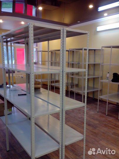 Стеллажи металлические складские б/у
