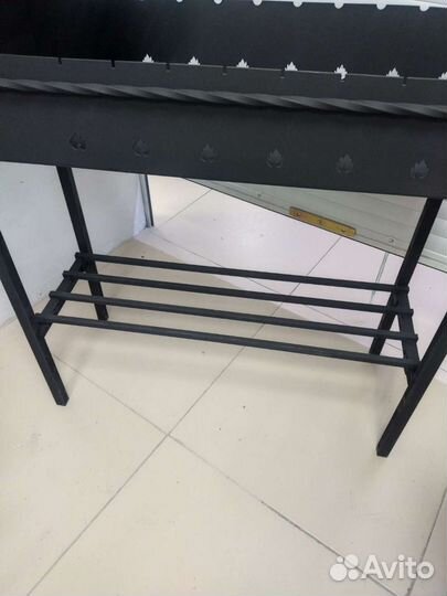 Мангал с печью под казан Люкс