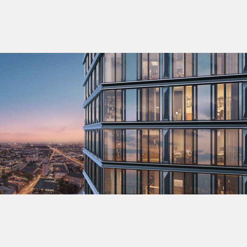 1-к. квартира, 57,7 м², 5/55 эт.