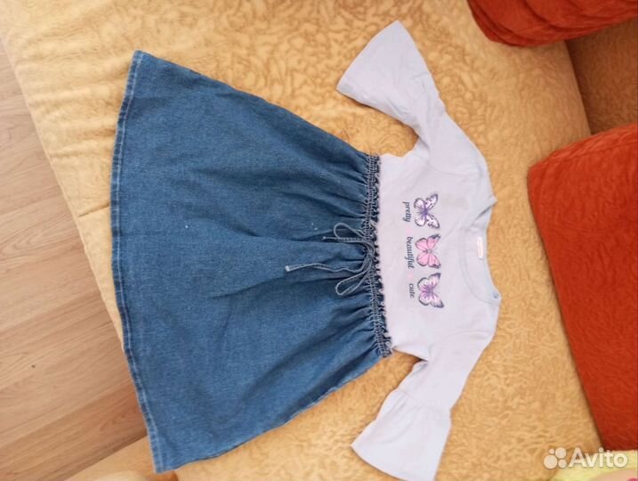Детские вещи пакетом для девочки 110 116