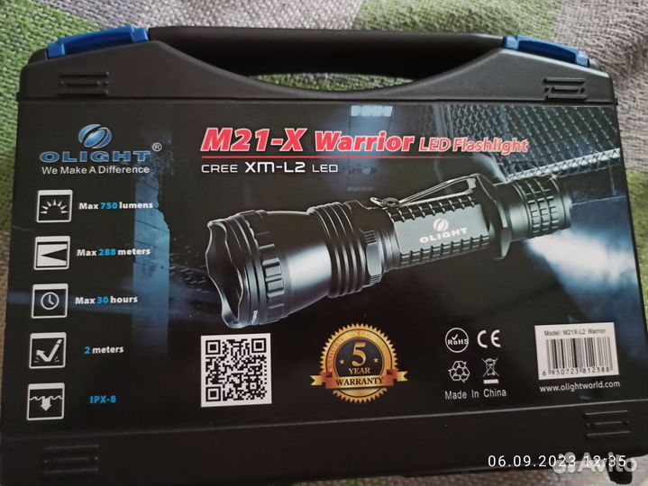 Фонарик M21-X warrior