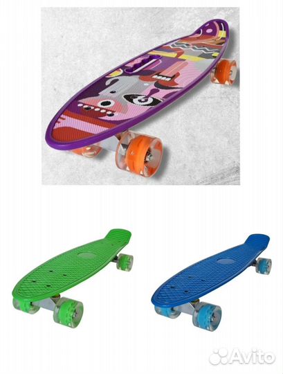 Скейтборд (пенниборд, круизер) новый