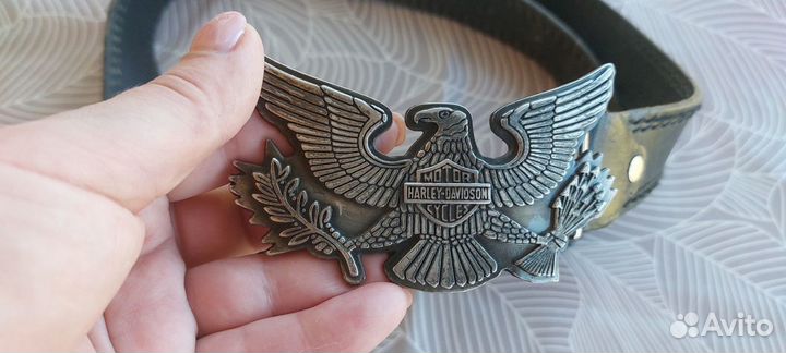 Кожаный ремень harley-davidson made in USA кожа