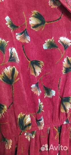 Платье вельветовое 44 46