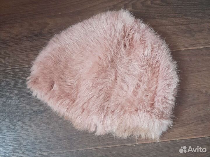 Шапка женская на зиму Вязаный мех