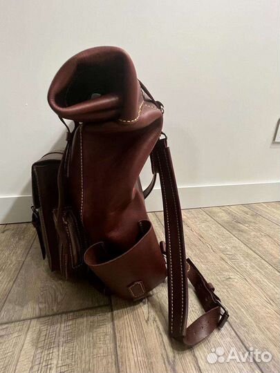 Рюкзак кожаный мужской ручной работы