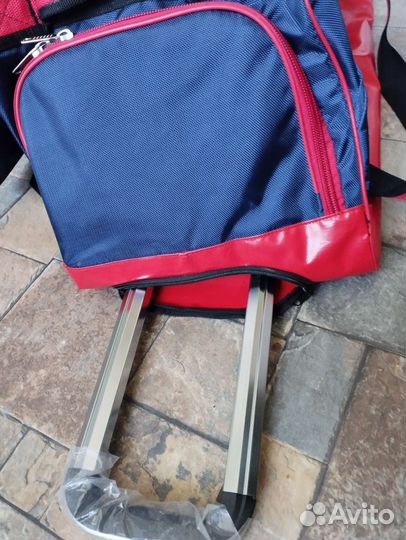 Хоккейный баул 29 премиум синий-красный