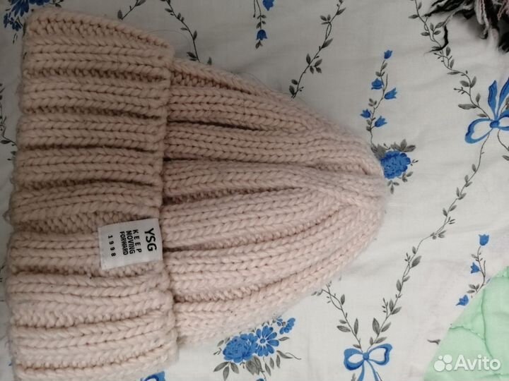 Шапка и снуд для девочки демисезонная