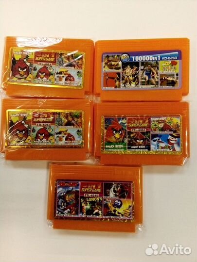 Картриджи для dendy