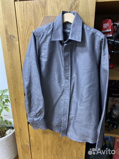 Рубашка для мальчика 140 Гулливер